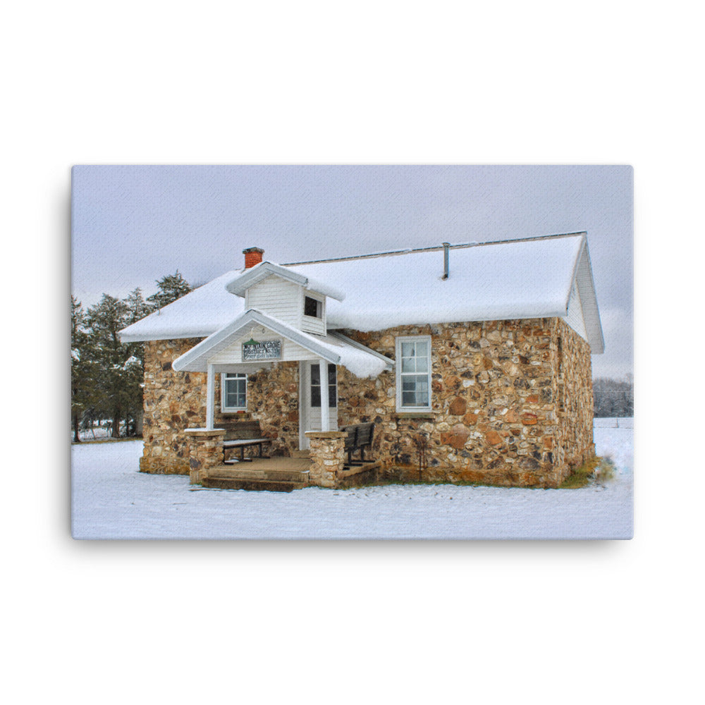 Mountain Grove Schoolhouse-Winter Schoolhouse series #3